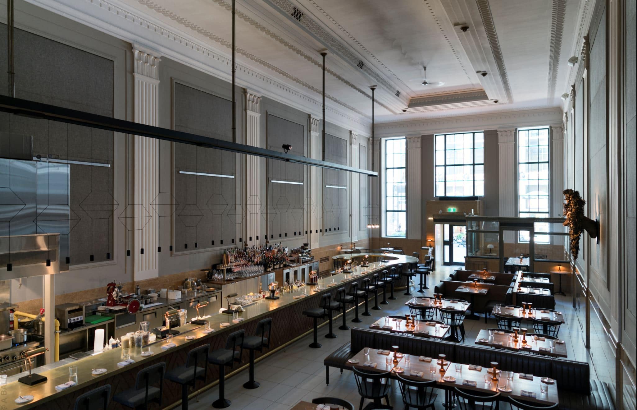 Service bar lighting at Riviera, Ottawa