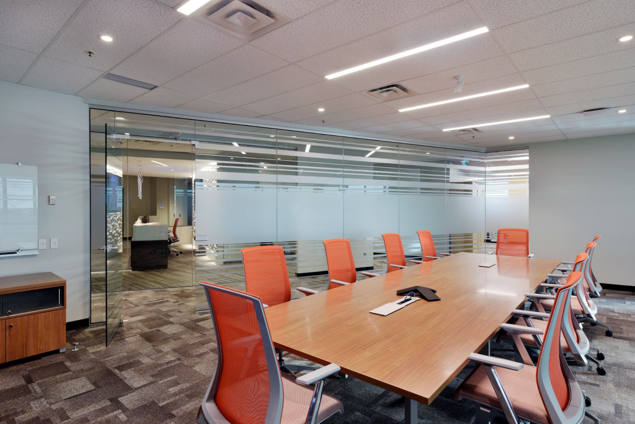 Conference room lighting at Kinaxis IT, Kanata