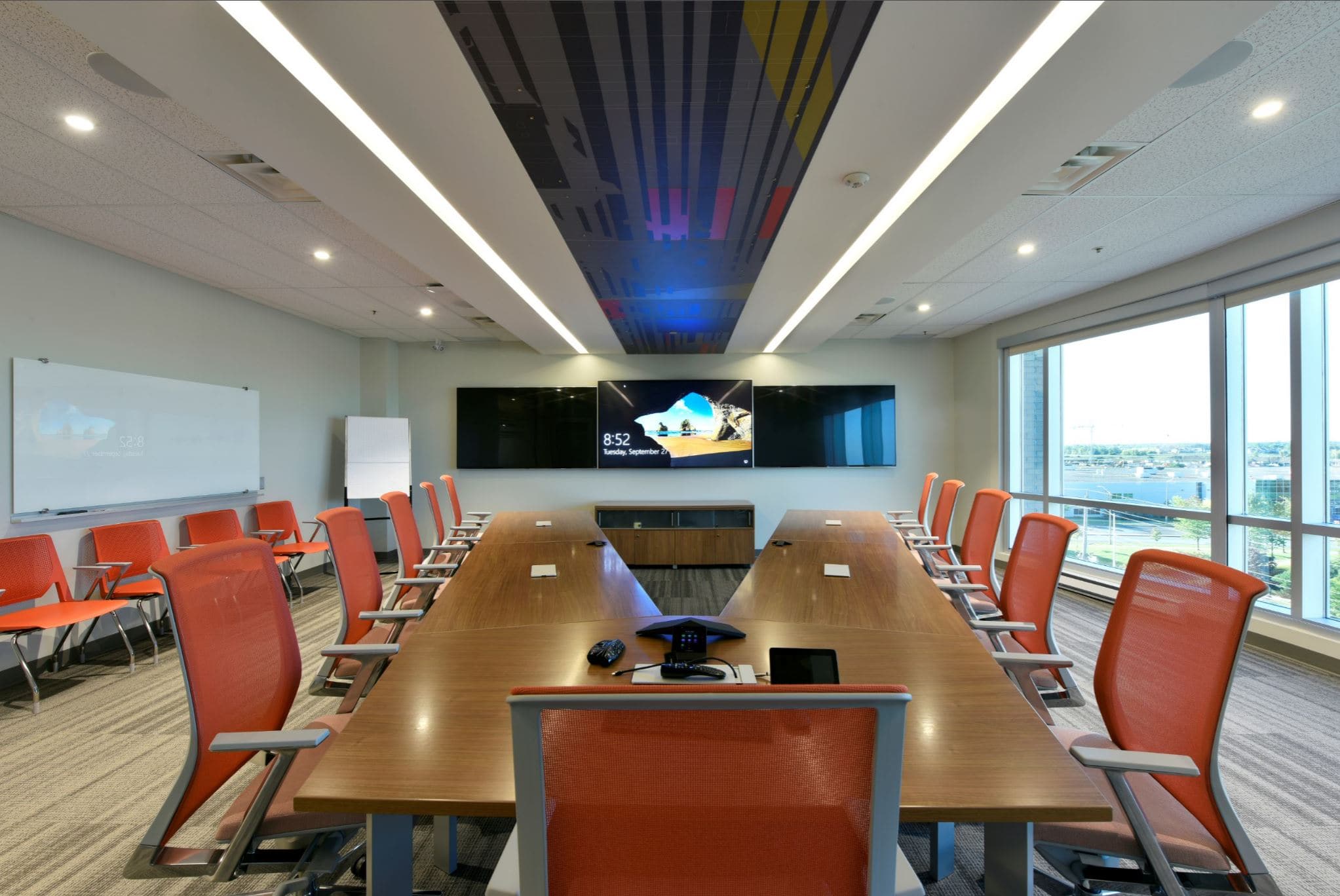 Boardroom lighting at Kinaxis IT, Kanata