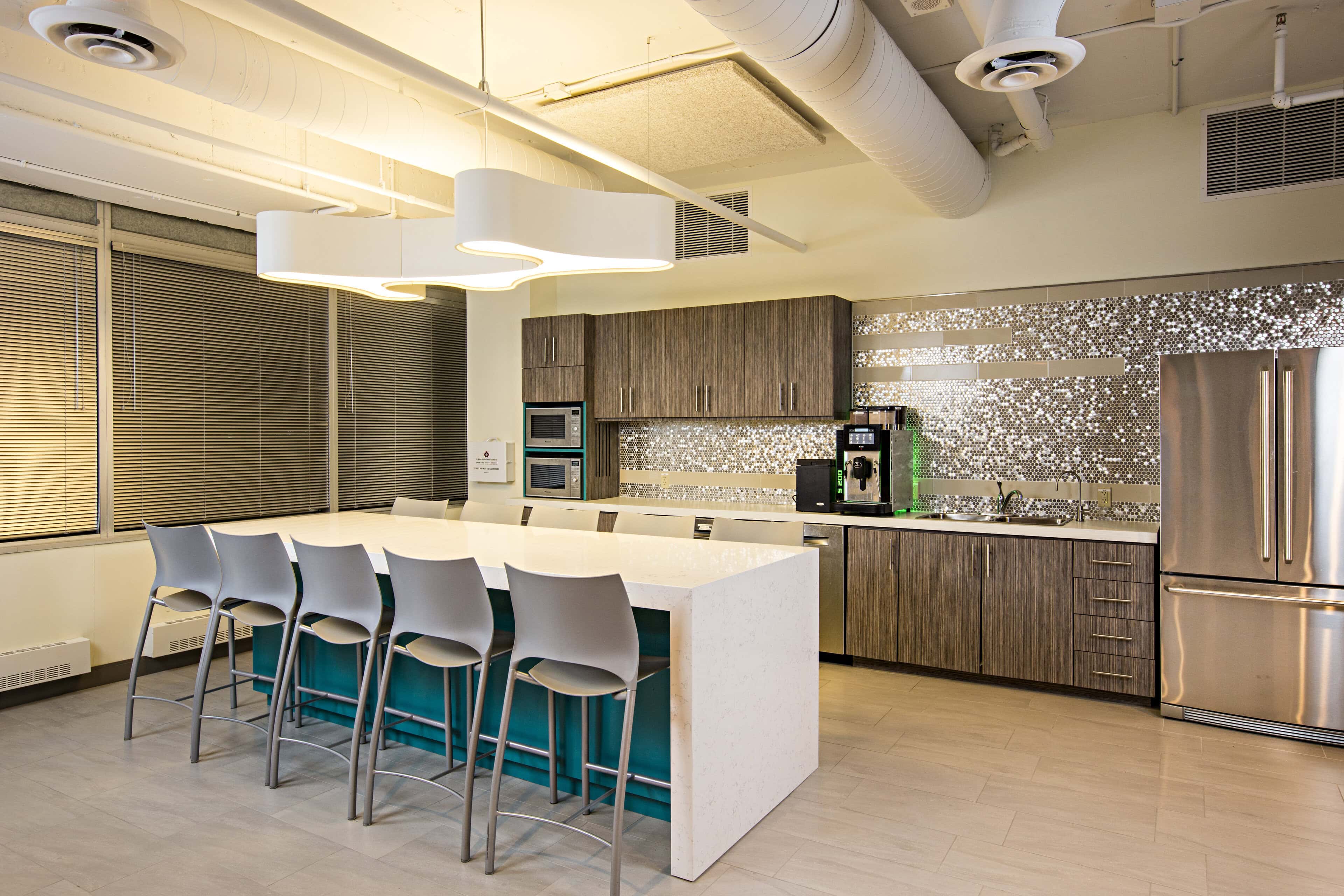 Kitchen lighting at Payments Canada, Ottawa