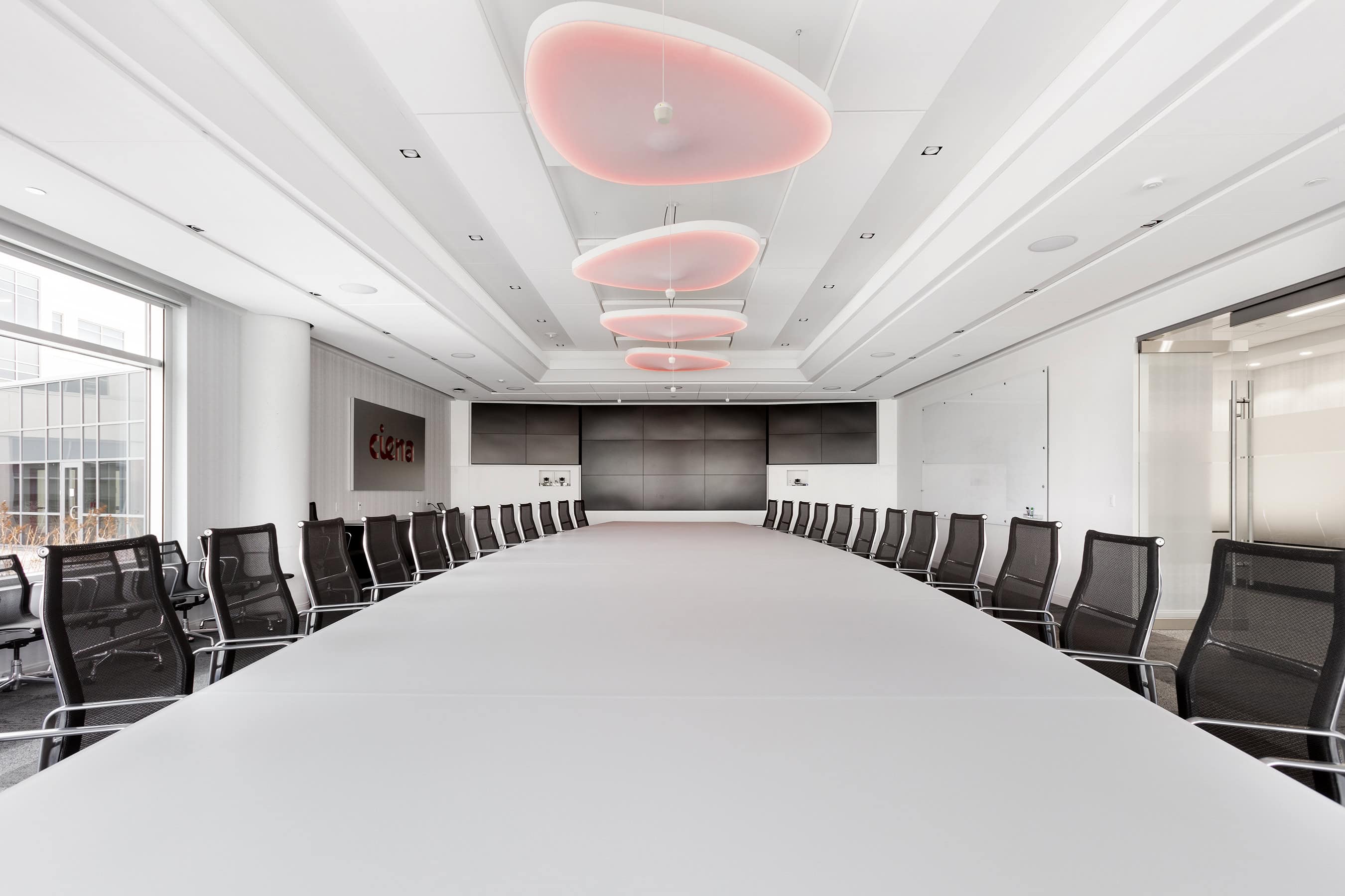 Boardroom lighting at Ciena, Kanata