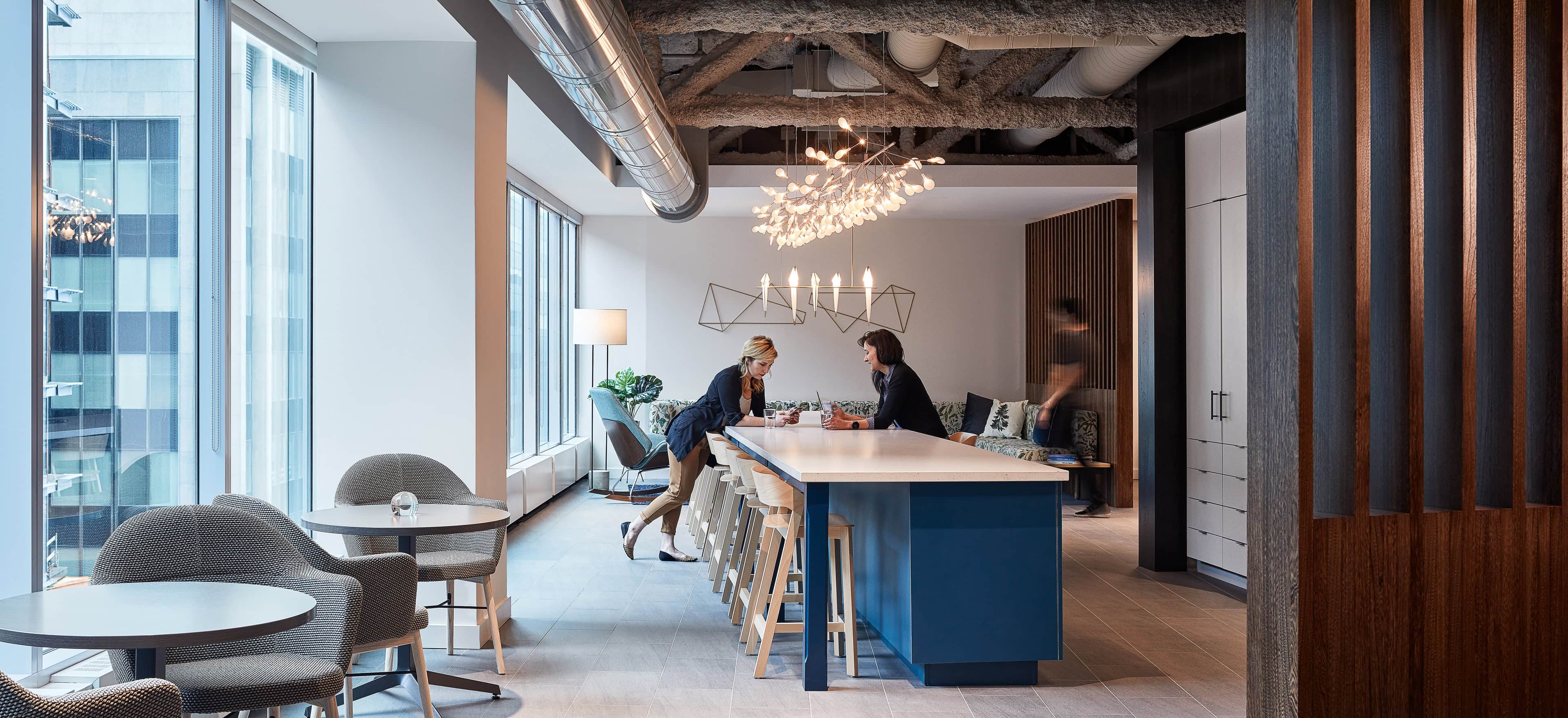 Café lighting at Fortune 500 Technology Company, Ottawa