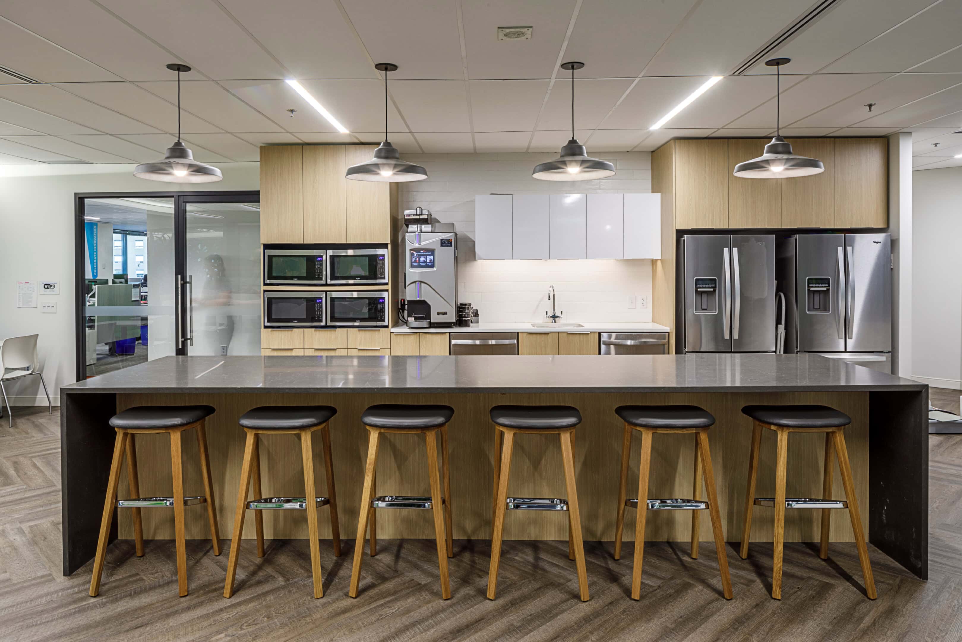 Kitchen lighting at Healthcare Excellence Canada, Ottawa