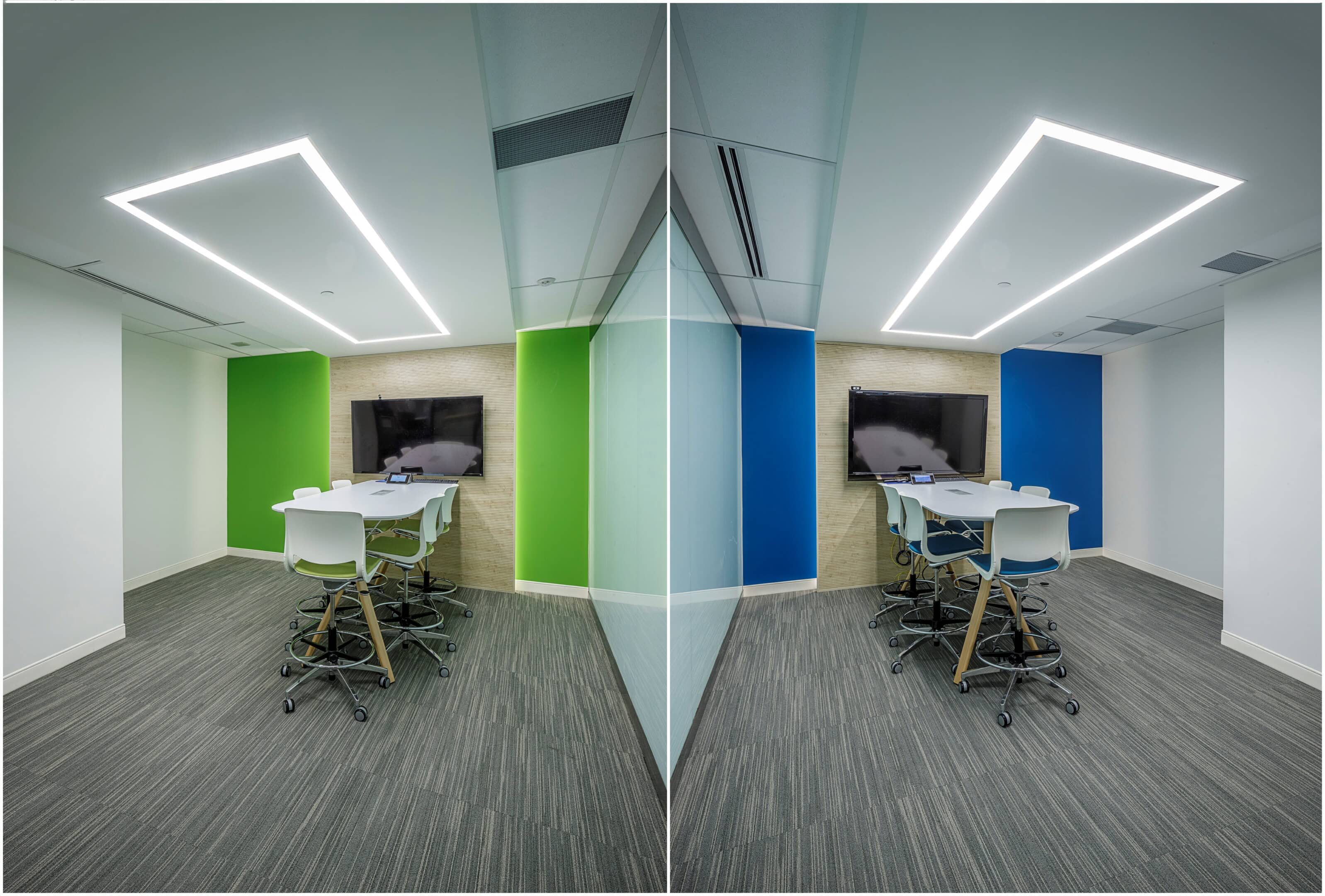 Meeting room lighting at Healthcare Excellence Canada, Ottawa