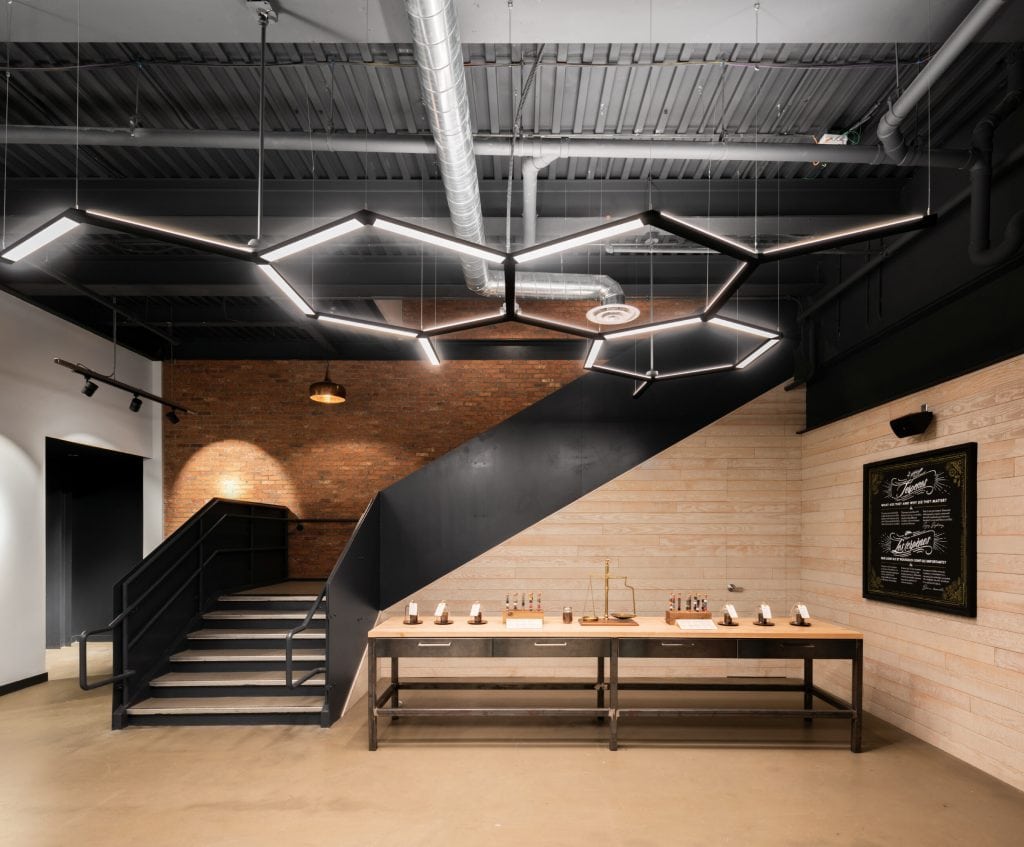 Retail floor lighting at Tweed Visitor Centre, Smiths Falls