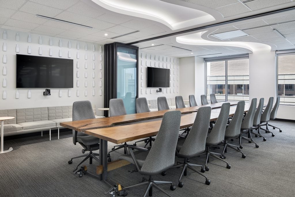 Boardroom lighting at Dairy Farmers of Canada, Ottawa