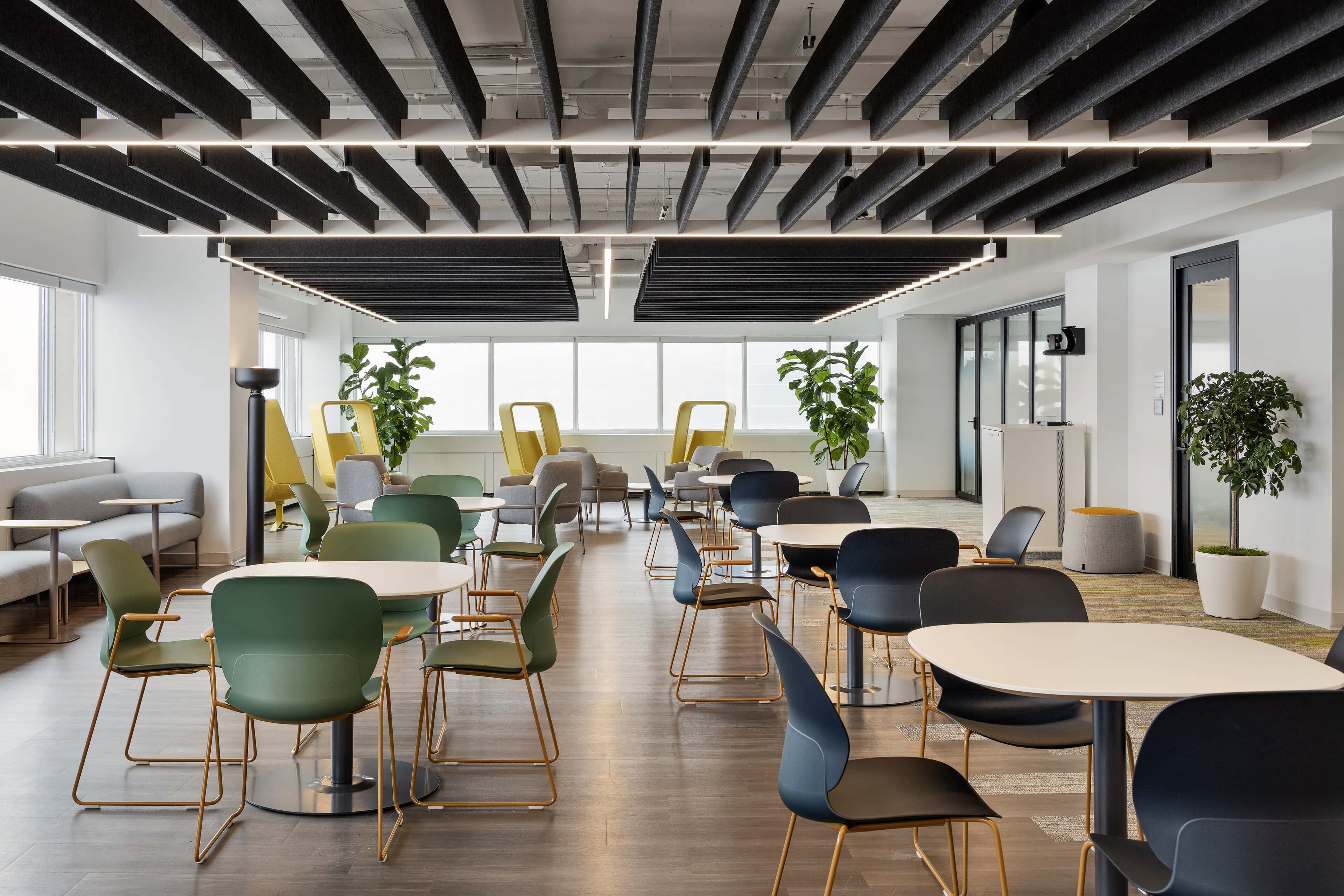Breakout lounge lighting at Federation of Canadian Municipalities (FCM), Ottawa