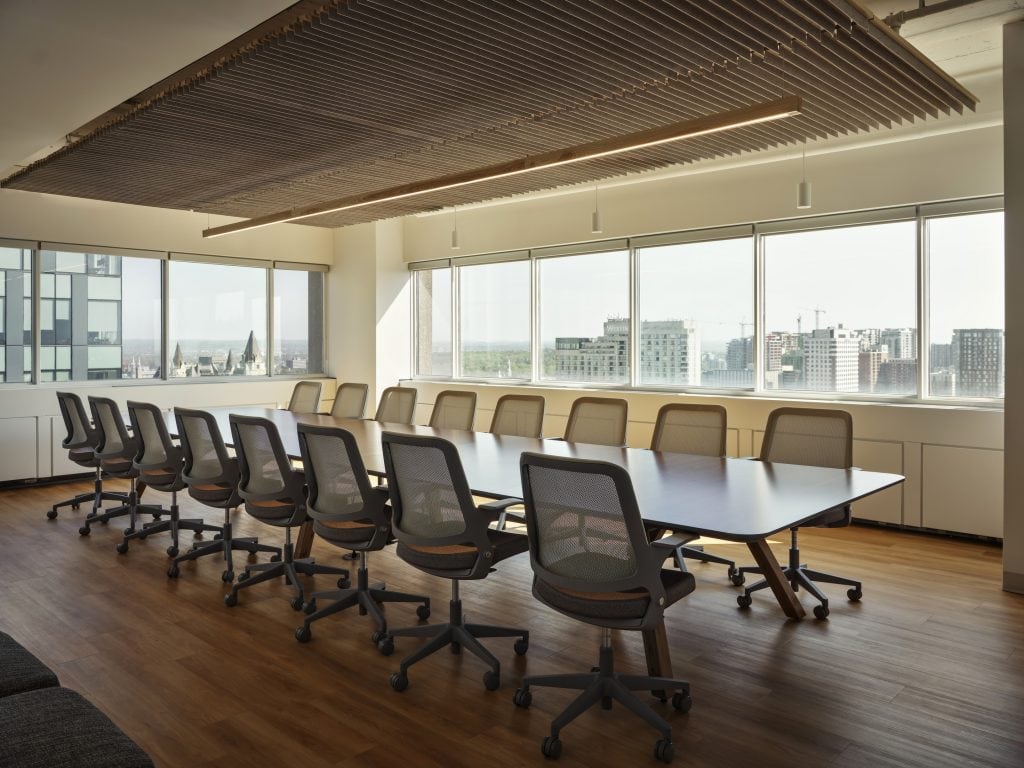 Boardroom lighting at Summa Strategies, Ottawa