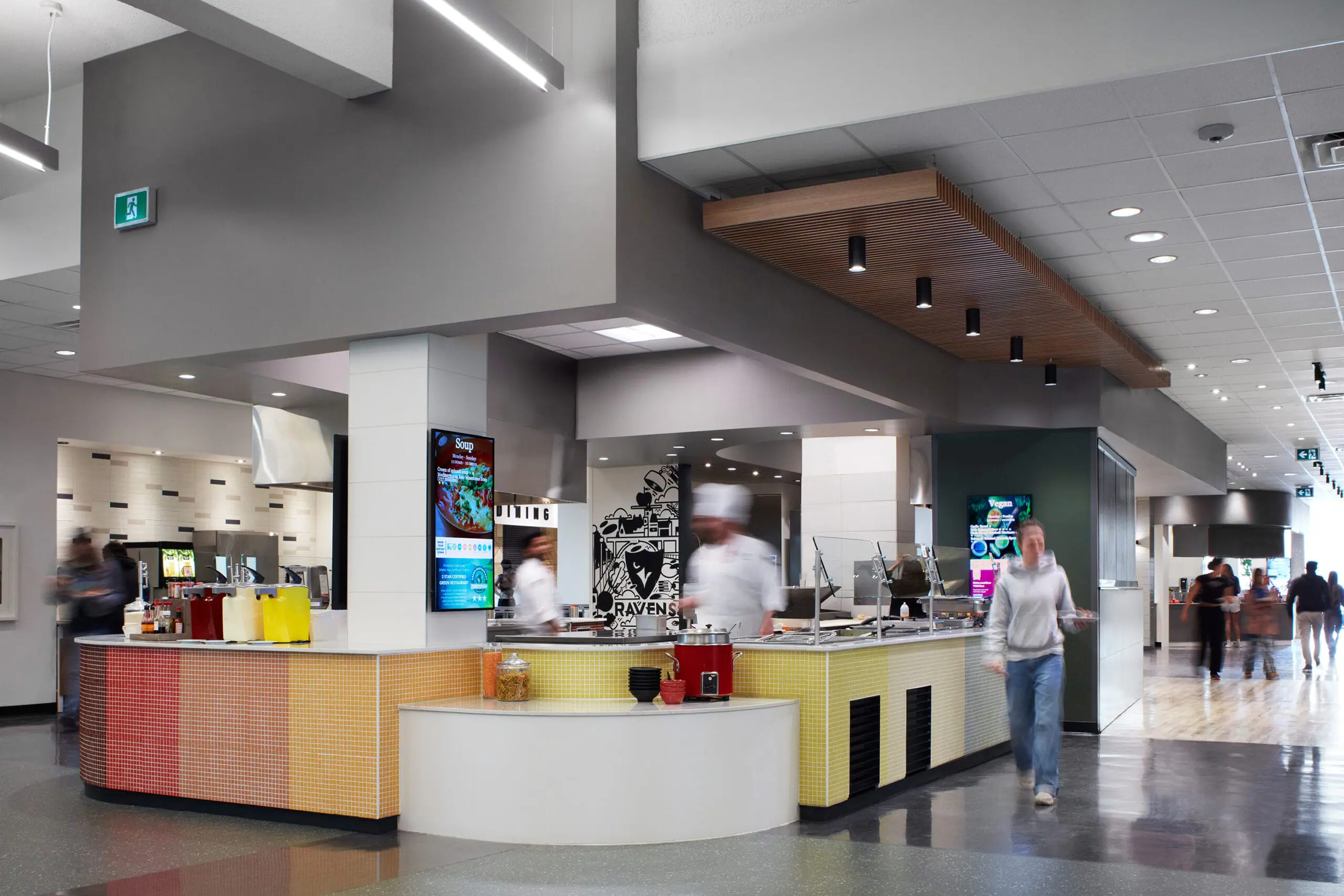 Carleton University Teraanga Commons Food Hall — Lighting